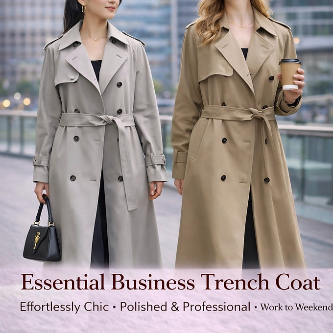 ✨ The Effortless Chic Trench Coat