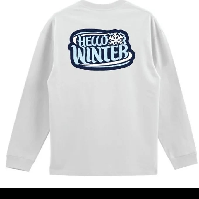 HELLO WINTER – Oversize Long Sleeve Tee by StylishGirl