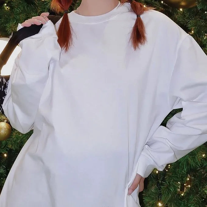 HELLO WINTER – Oversize Long Sleeve Tee by StylishGirl