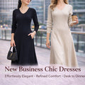 ✨ Elegant Comfort Knit Dress | Stylishgirl by Jai ✨