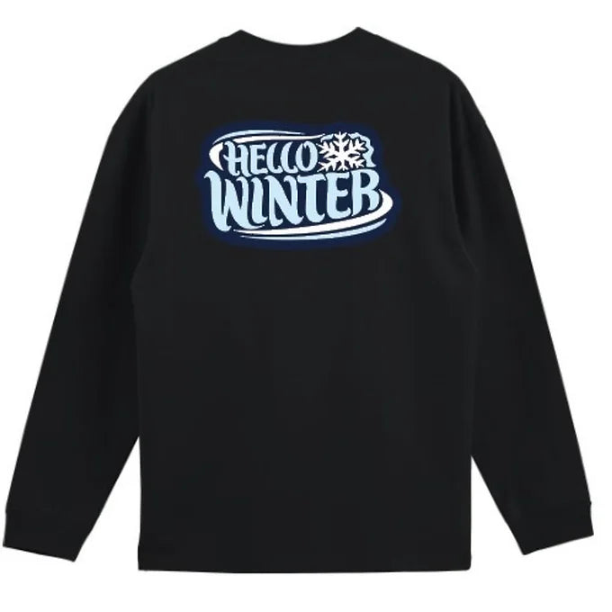 HELLO WINTER – Oversize Long Sleeve Tee by StylishGirl