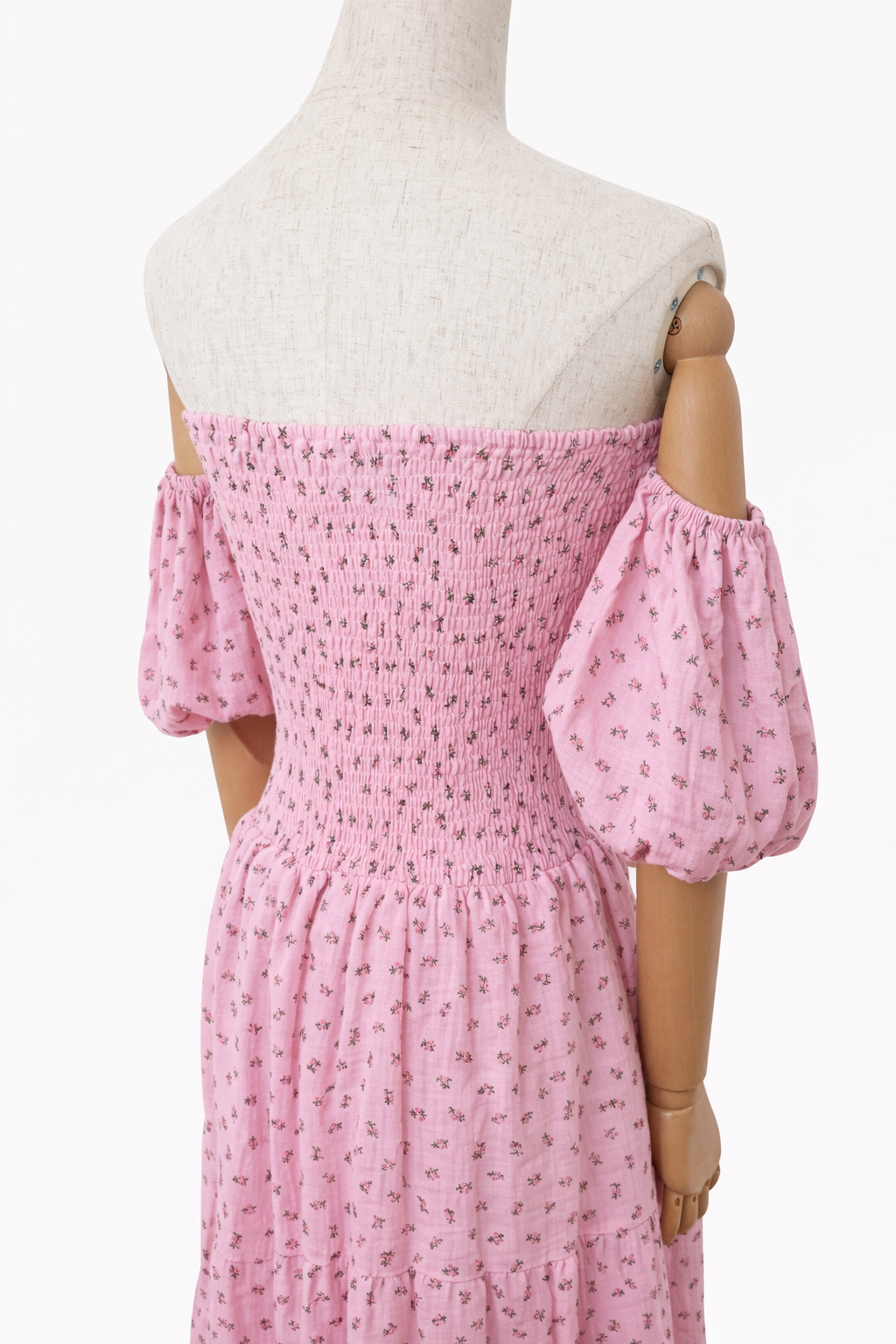 Stylish Girl - Off-Shoulder Floral Midi Dress
