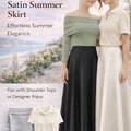 ✨ Stylishgirl Satin Summer Skirt