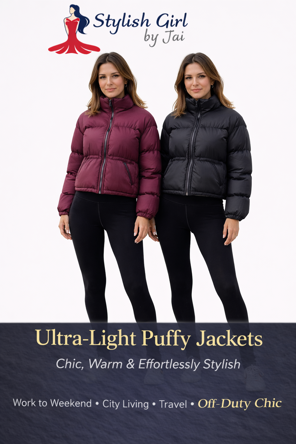 ✨ Stylishgirl Ultra-Light Puff Jacket