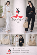 ✨ The Cotton Crop Top & Crochet Bag Set