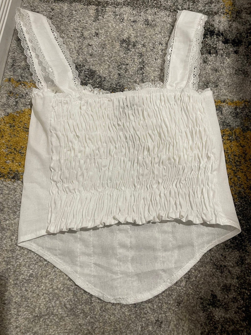 Stylishgirl White Corset Top