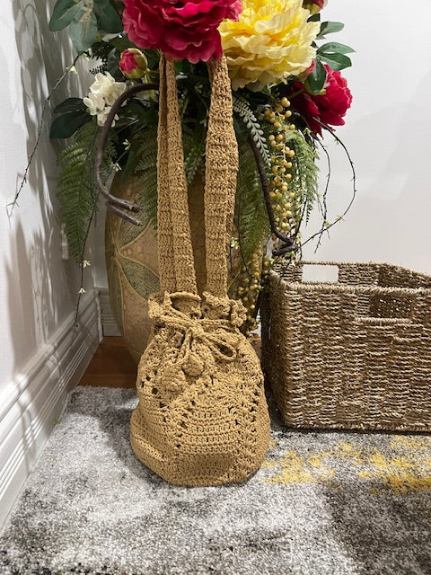 Woven Bucket Bag