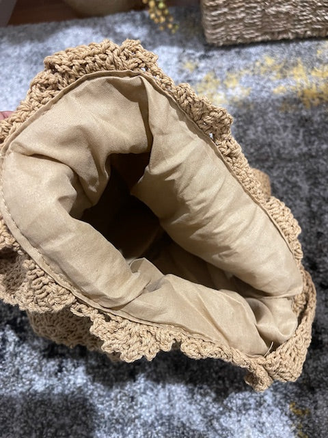 Woven Bucket Bag